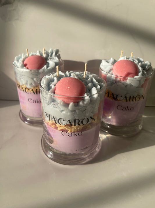 Macaron Cake Candle