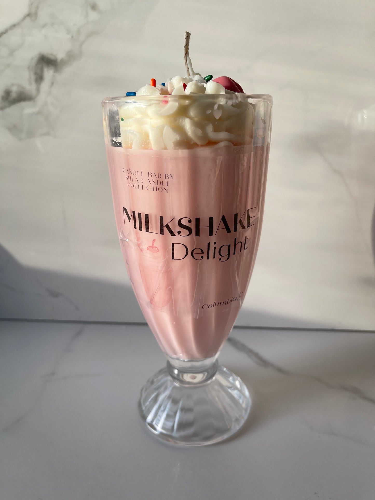 Milkshake Delight Dessert Candles