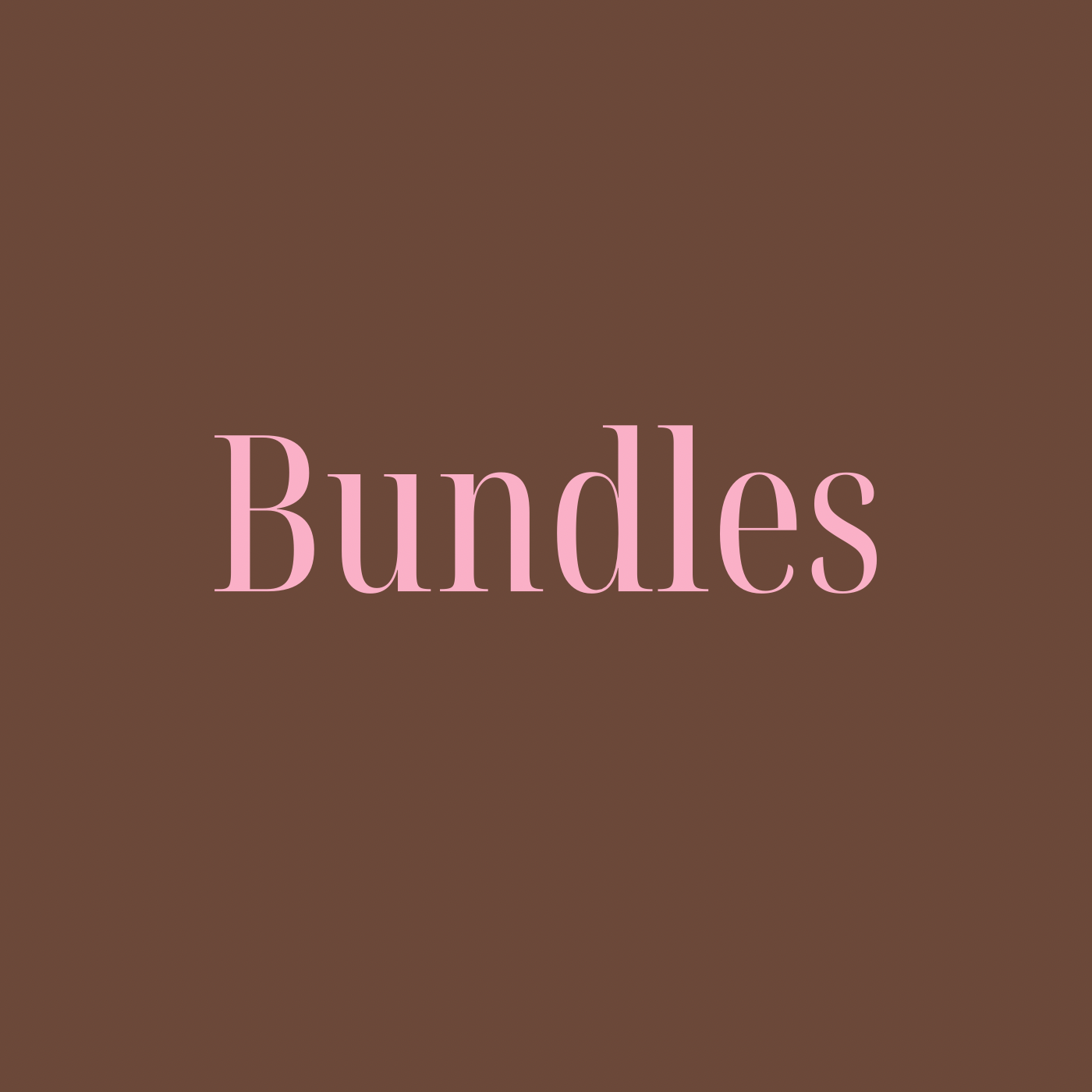 Bundles