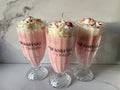 Milkshake Delight Dessert Candles