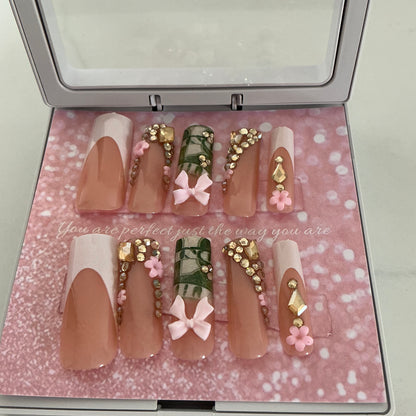 Money Nails Press on Nails
