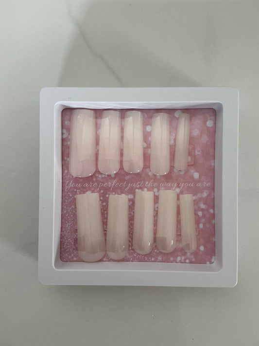 Milky White Press on Nails