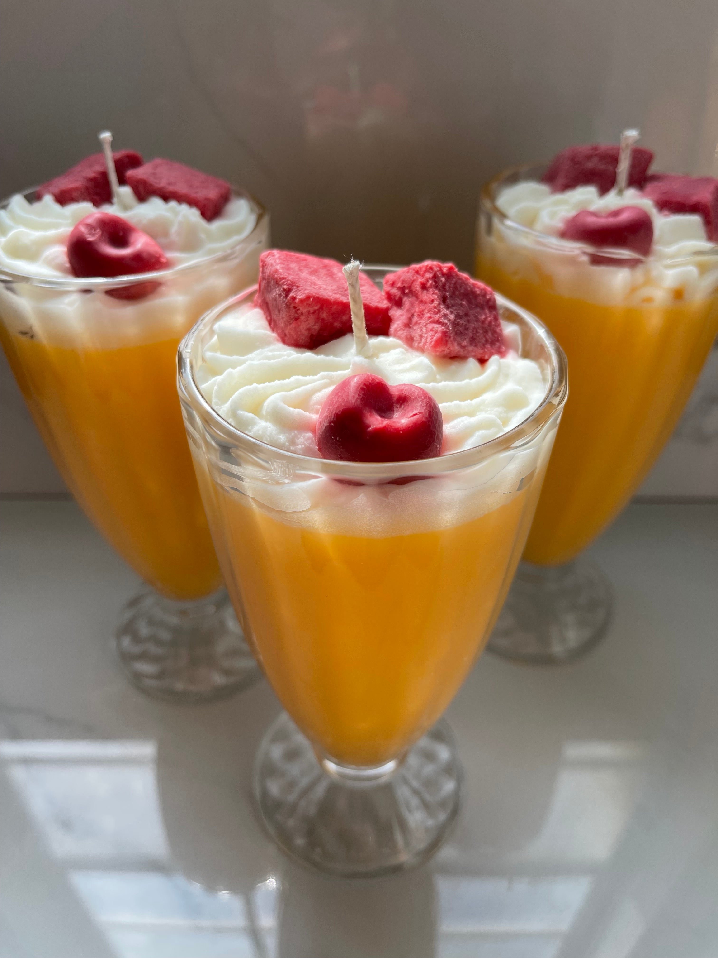 Sunrise Passion Milkshake Candle