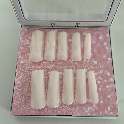 Milky White Press on Nails