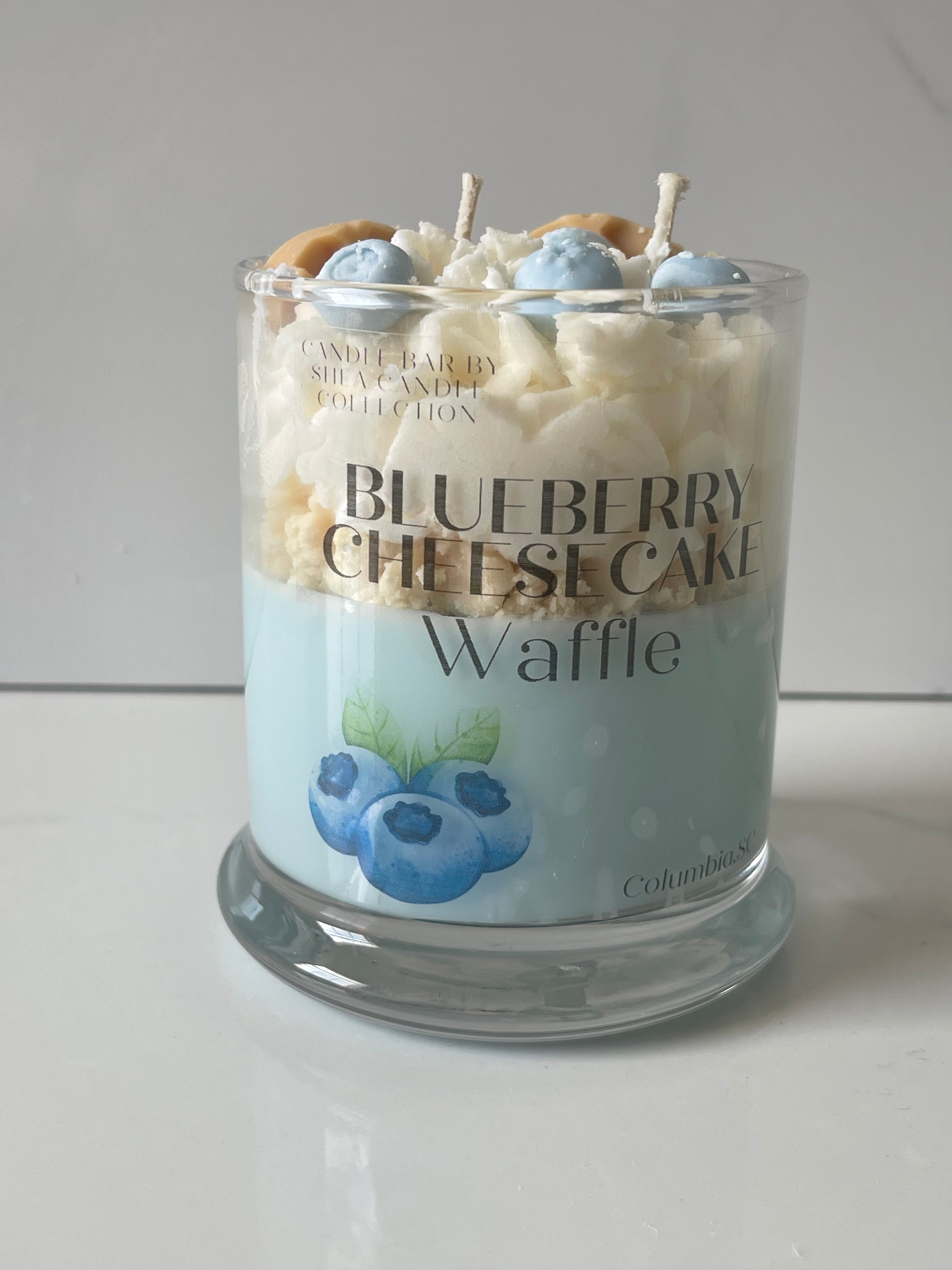 Blueberry Cheesecake Dessert Candle