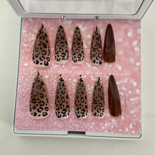 Stiletto Cat Press on Nails