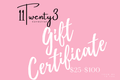 Gift Card - 11Twenty3