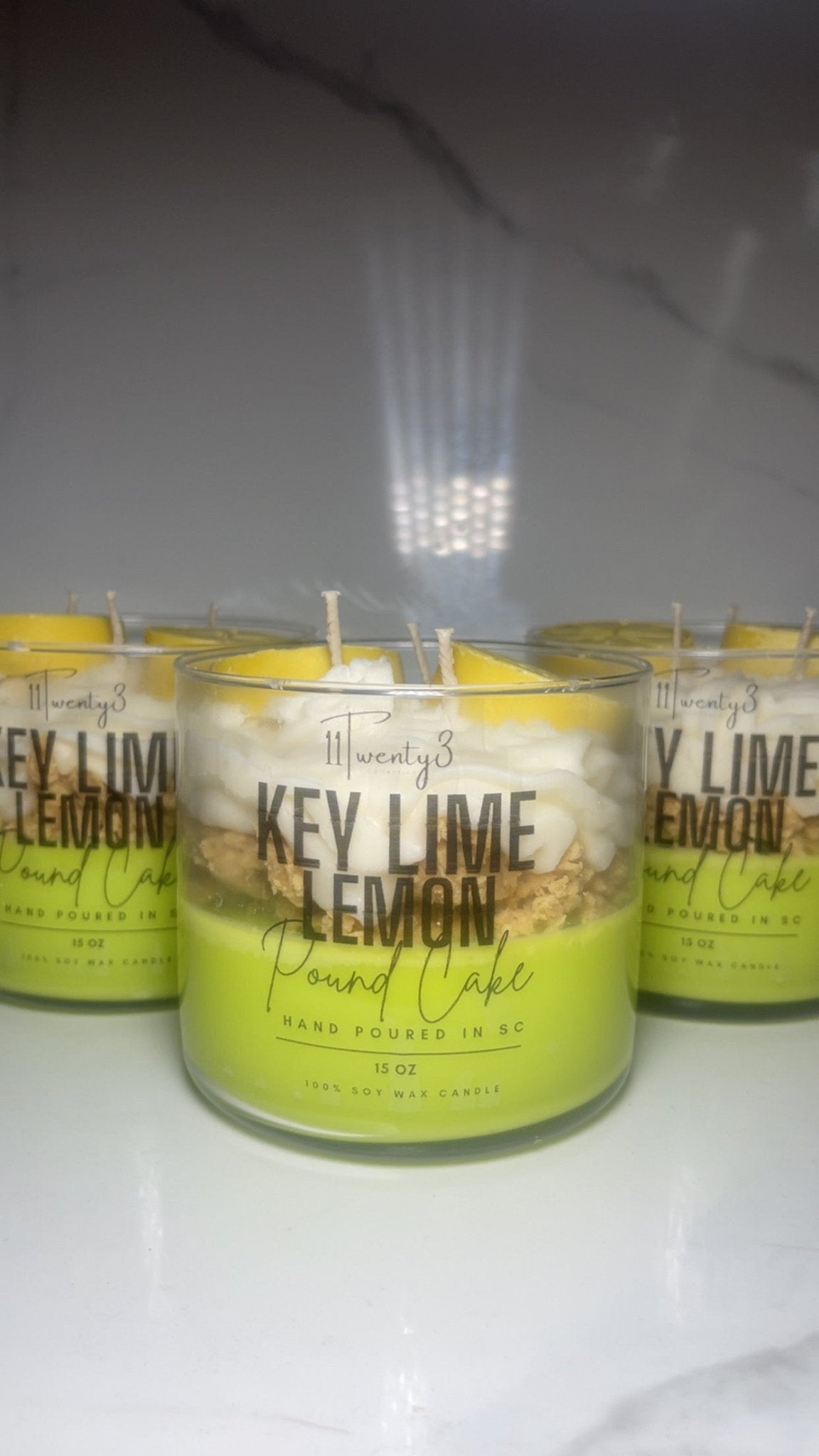Key Lime Lemon Pound Cake Candle - 11Twenty3