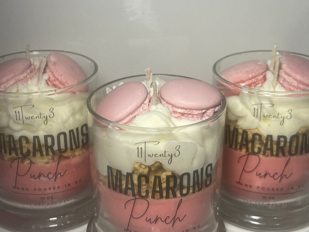 Macarons Punch Candle - 11Twenty3
