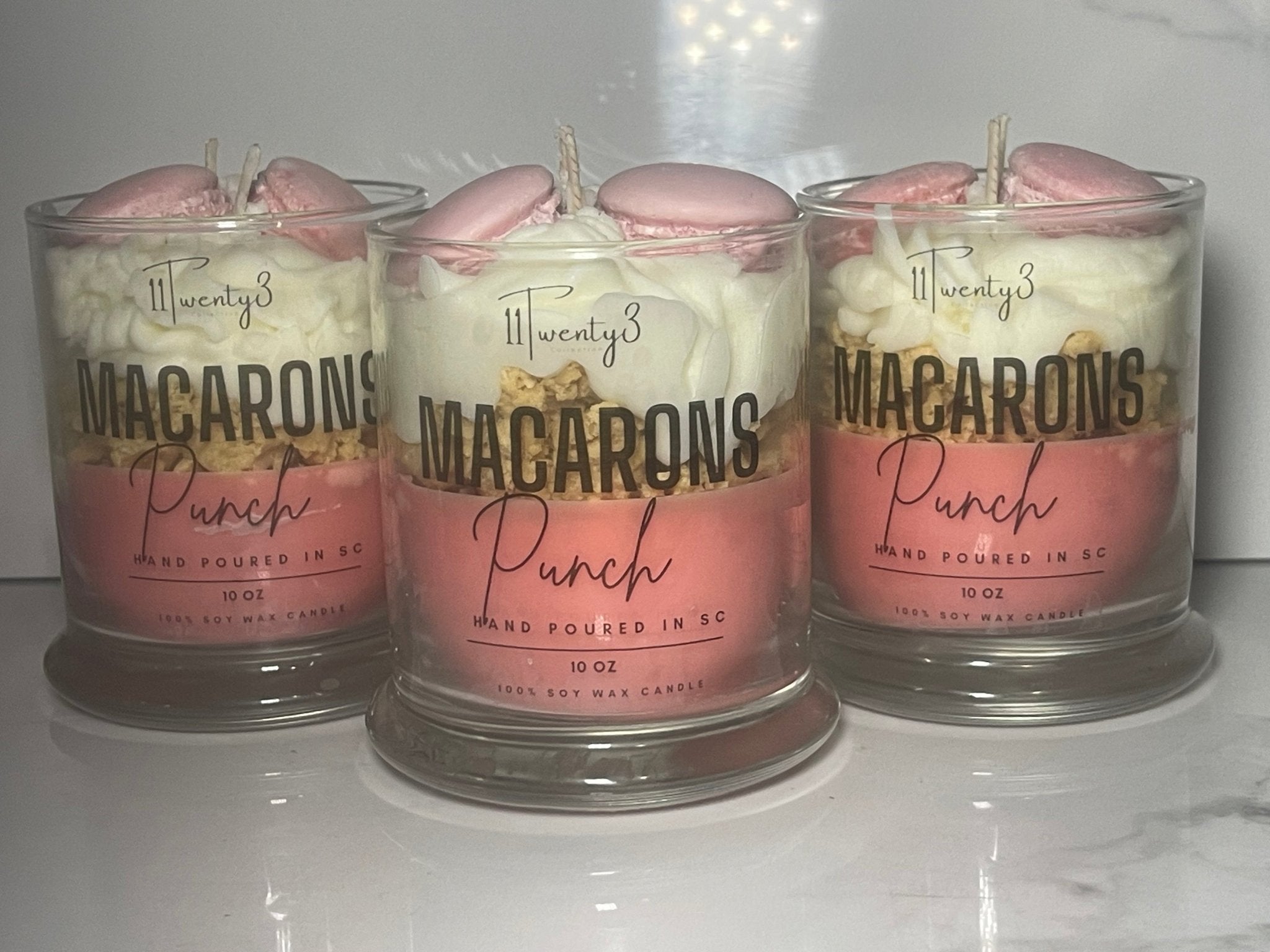 Macarons Punch Candle - 11Twenty3
