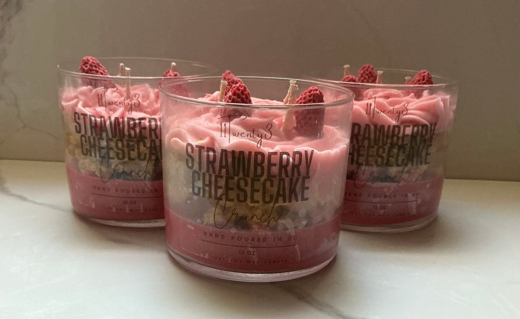 Strawberry Cheesecake Crunch Candle - 11Twenty3
