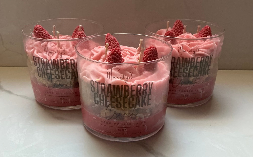 Strawberry Cheesecake Crunch Candle - 11Twenty3