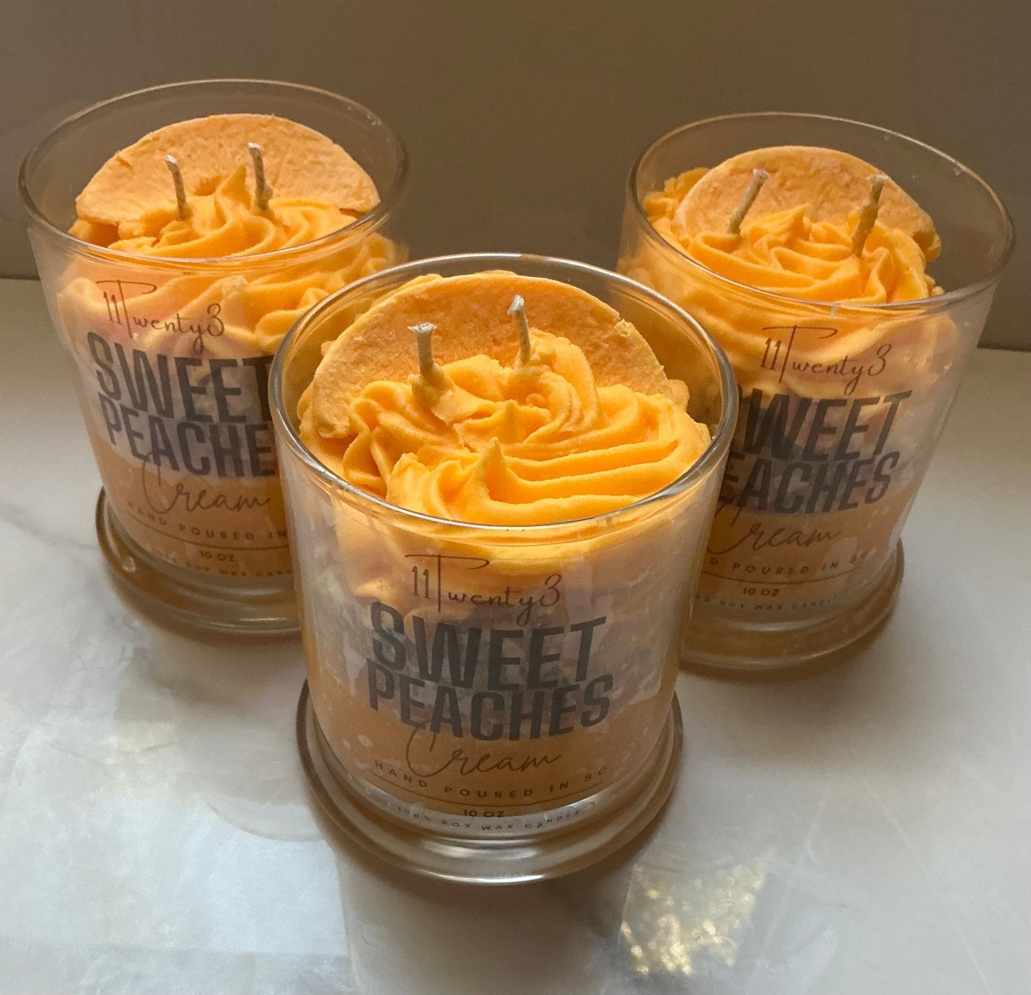 Sweet Peaches Cream Candle - 11Twenty3