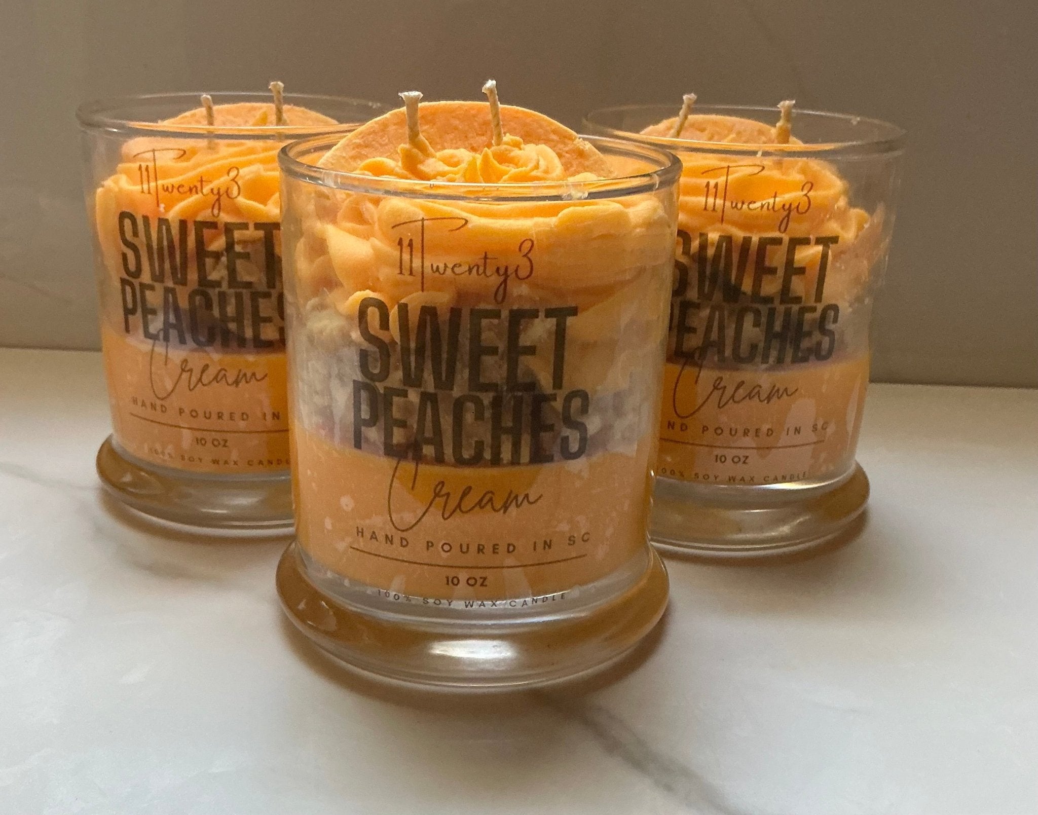 Sweet Peaches Cream Candle - 11Twenty3